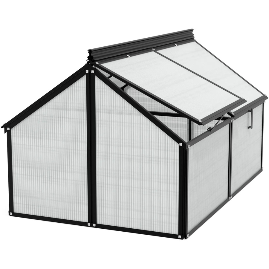Vitavia Frühbeet Gaia Jumbo schwarz mit Polycarbonat und Aluminium, B/T/H: 119 x 83 x 72 cm - Bild 1