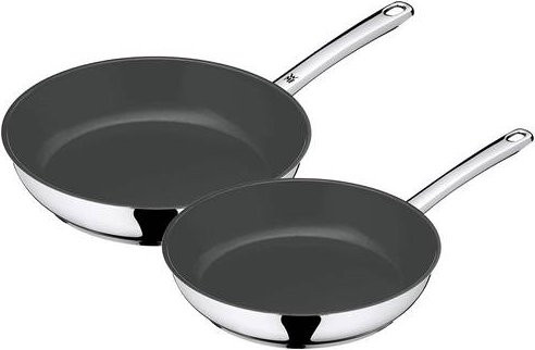 WMF Pfannen-Set 2 Stück aus Aluminium und Edelstahl mit Keramikbeschichtung in Silber - Bild 1
