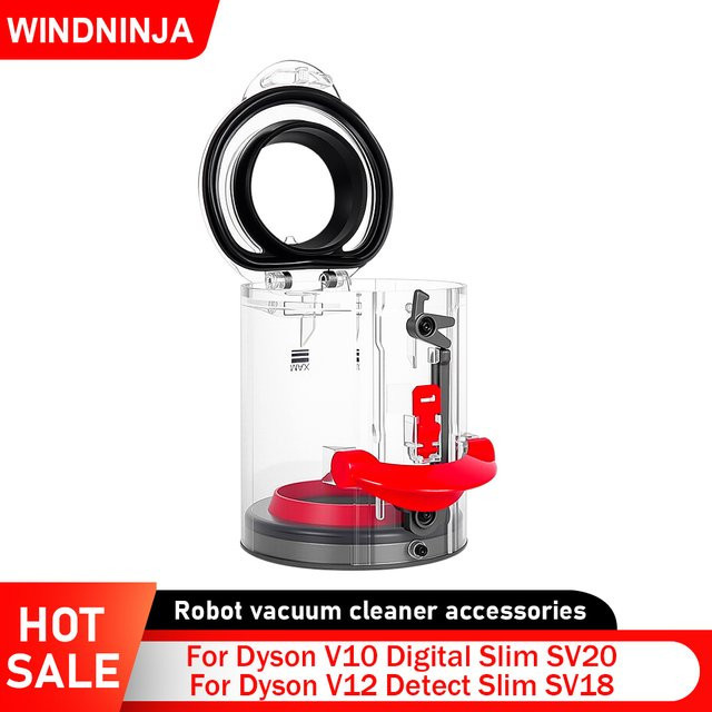 Dyson Staubauffangbehälter für Handstaubsauger V12 Slim V10 Digital Slim SV18 SV20 in Transparent - Bild 1