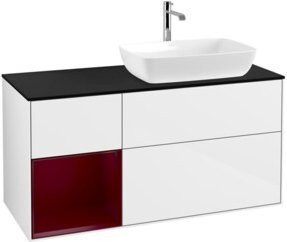 V&B Waschtischunterschrank Finion in Weiß lackiert, Breite: 120 cm, Tiefe: 50,1 cm, Höhe: 50,1 cm - Bild 1