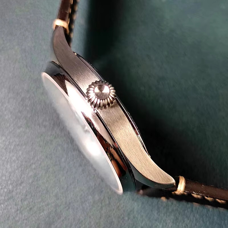 HEIMDALLR Armbanduhr, Handaufzug, Edelstahl, Silber, Herren - Bild 3