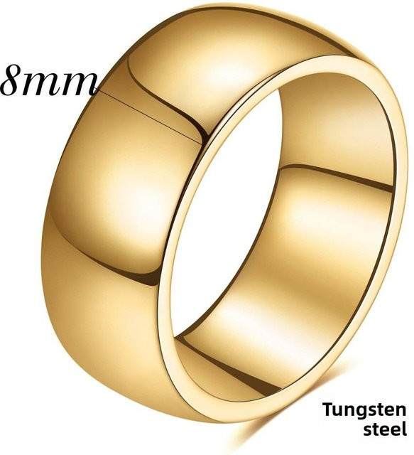 Stuart Woo Ring, Wolframstahl, 18K Vergoldet, Edelstahl, Unisex - Bild 1