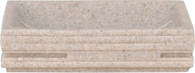 MSV Seifenablage Lund aus Polyresin in Beige - Bild 1