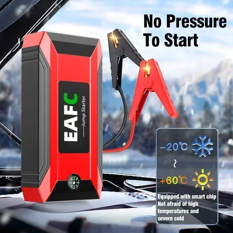 EAFC 12V Auto Starthilfe Power Bank Tragbarer Batterie Booster und Ladegerät mit Notfall-Beleuchtung - Bild 3