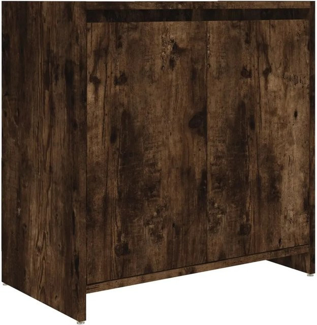 vidaXL Badschrank aus Holzwerkstoff in Räuchereiche, Braun, B/T/H: 60 x 33 x 61 cm - Bild 1