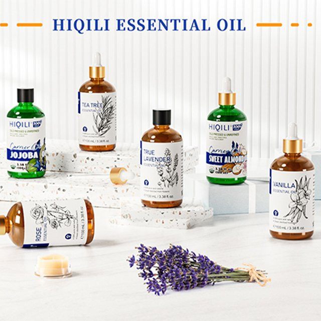 HIQILI Ätherisches Öl, Lavendel, Vanille, 100 ml - Bild 1