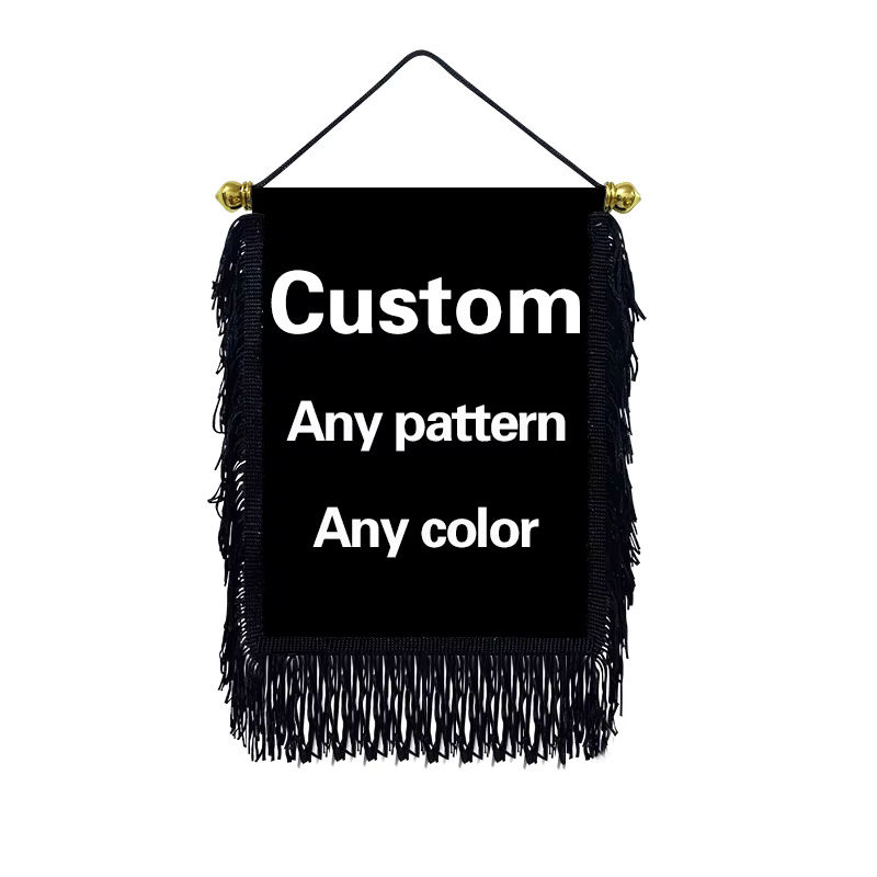 EOODLOVE Gedenkflagge Blackbeard in Schwarz mit individuellem Muster für Innen und Außen - Bild 4