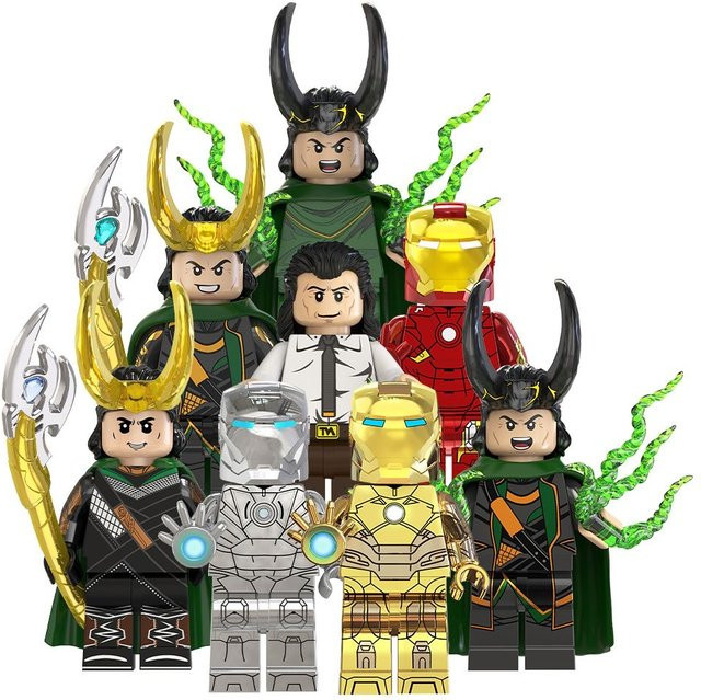 Hot Toys Marvel Doctor Doom, Deadpool, Captain America, Mini-Bausteine - Bild 1