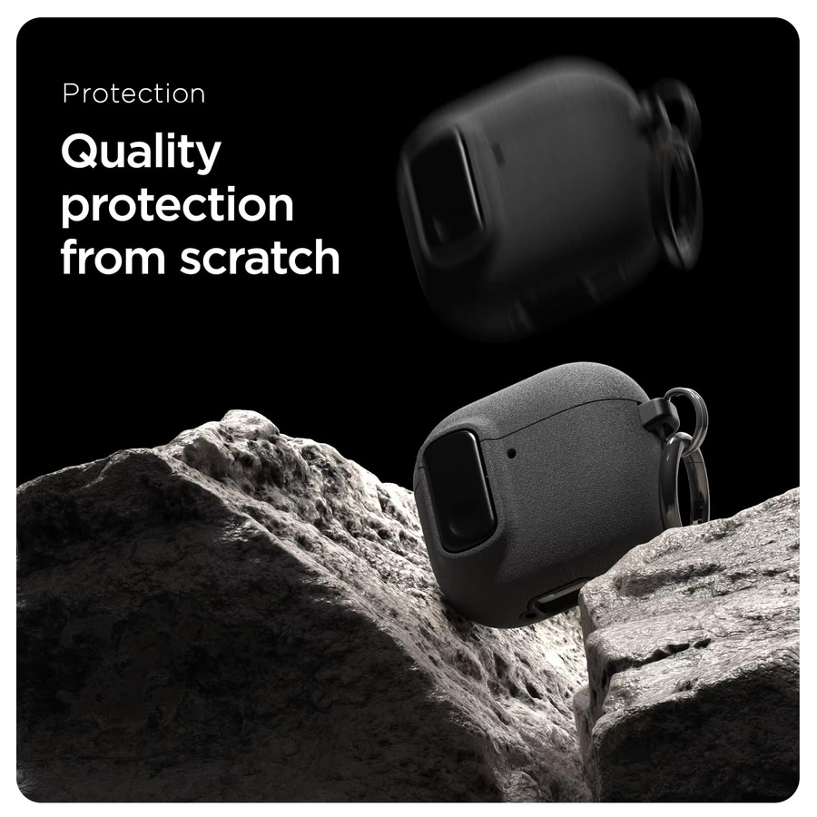 Schutzhülle für Apple AirPods 4 und AirPods Pro 2 mit Sicherheitsverschluss in Grau - Bild 2
