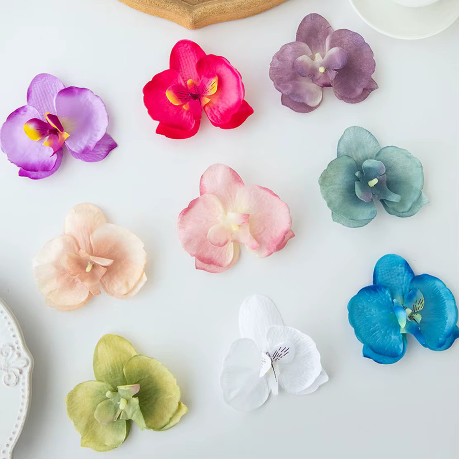 ZQCY Künstliche Orchideen aus Seide in Mehrfarben für Hochzeiten und Dekorationen - Bild 2