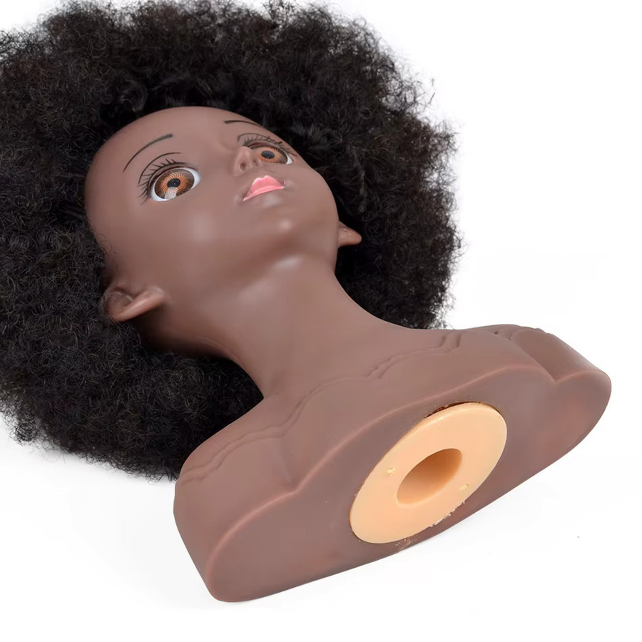 Betella Mannequin-Kopf aus Echthaar für Kinder, 20 cm - Bild 2