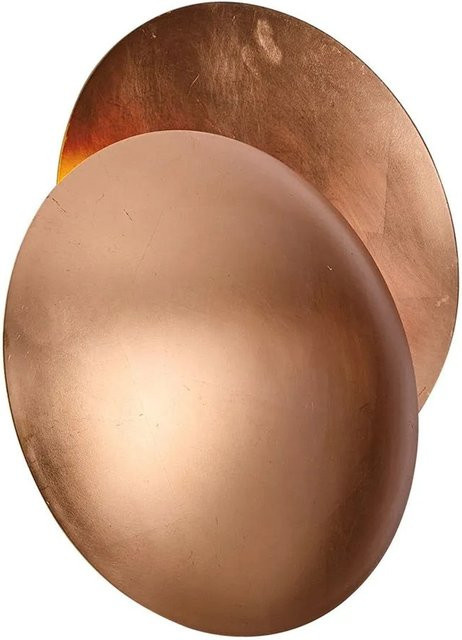 QAZQA Moderne Wandleuchte Sunrise in Kupfer, 2-flammig, dimmbar, Höhe: 34,5 cm - Bild 1