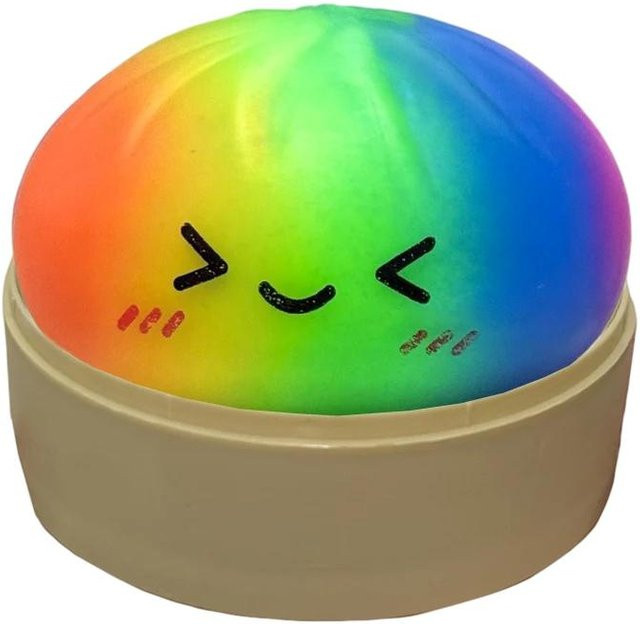 Glitzer-Knödel Squishy mit Box, Sensorischer Dampfer, Weicher TPR Teigball, Fidget Spielzeug - Bild 1