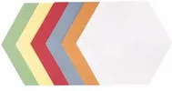 FRANKEN Moderationskarte Wabe in Multicolor, 500 Stück - Bild 1