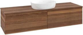 V&B Waschtischunterschrank Antao ohne Frontstruktur in Warm Walnut, B/T: 160 x 50 cm - Bild 1