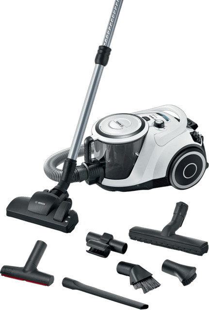 Bosch Serie 6 Bodenstaubsauger BGC41XALL beutellos, weiß - Bild 1