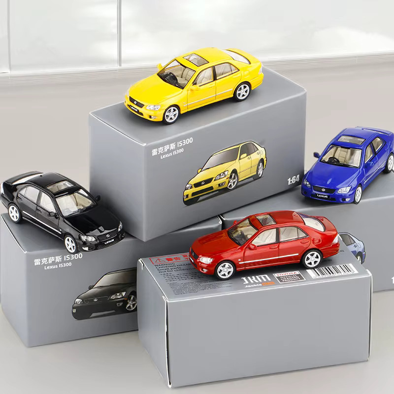 MAKEDA Lexus IS300 Automodell, Metall, 1:64, Blau - Bild 2