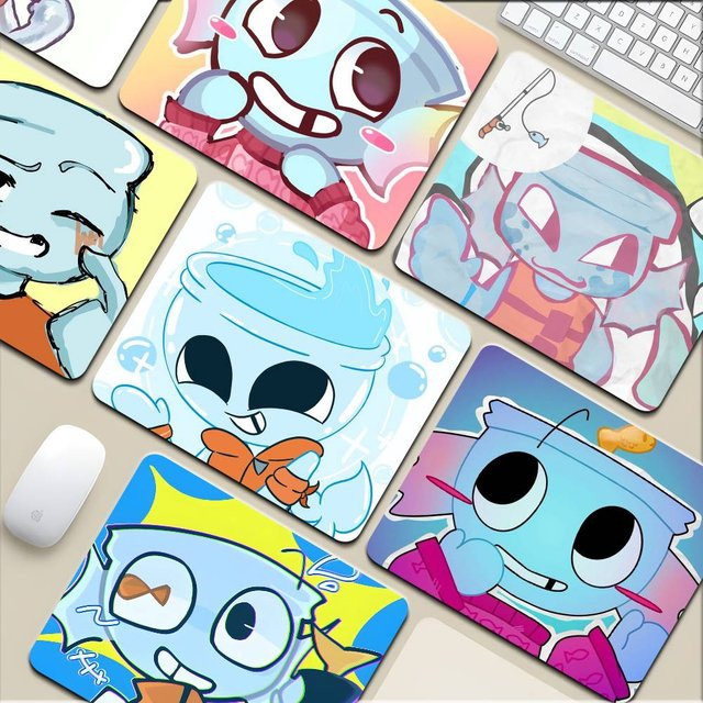 Moetch Anime D-Dandys World Finn Mauspad, rutschfeste Schreibtischunterlage für Tastatur und Laptop, Multicolour - Bild 1