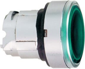 Schneider Electric Leuchtdrucktaster ZB4BW333 mit LED-Modul in Grün und Silber aus Metall - Bild 1