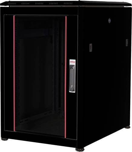 Roline 19 Zoll Netzwerkschrank Schwarz B/H/T: 600 x 898 x 800 mm - Bild 1