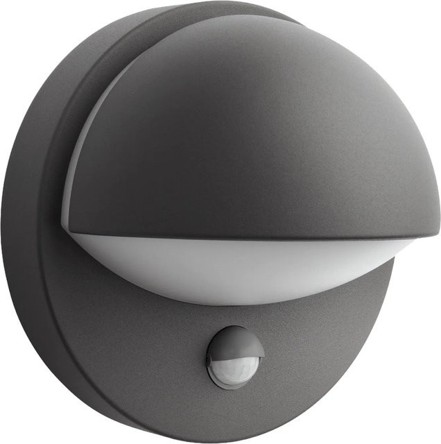 Philips MyGarden June Wandleuchte Anthrazit mit Bewegungssensor, IP44 Außenleuchte aus Aluminium, B/T/H: 19,5 x 19,5 x 13,5 cm - Bild 1
