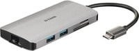 D-Link DUB-M810 8-in-1 USB-C Dockingstation mit HDMI und 4K UHD in Grau - Bild 2
