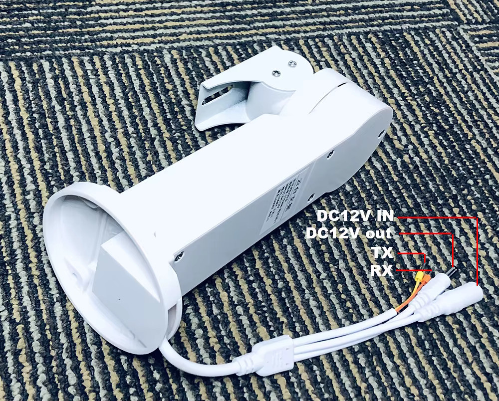 KEYTWO P/T-Halterung für PTZ IP-Kamera mit 270 Grad horizontaler und 70 Grad vertikaler Rotation in Weiß - Bild 4