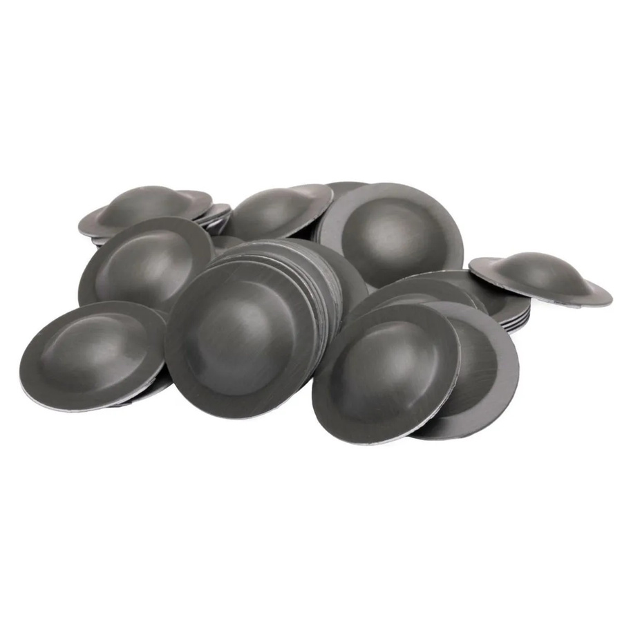 Kantfuchs24 Hauerbuckel aus Aluminium in Weißaluminium RAL9006, 50 Stück - Bild 2