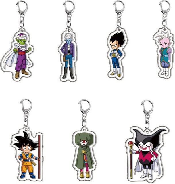Bandai Dragon Ball Doppelseitiger Sandwich-Acryl-Schlüsselanhänger, Zubehör - Bild 1