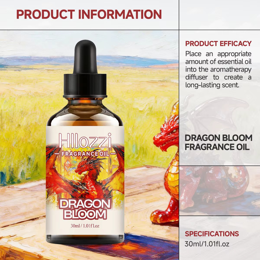 Hllozzi Dragon Bloom Duftöl, Unisex, Gesicht, Haare, Körper - Bild 5