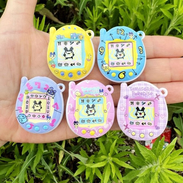 Bandai Anhänger, Perlen, Tomagotchi-Spielkonsolen, 36 mm - Bild 1