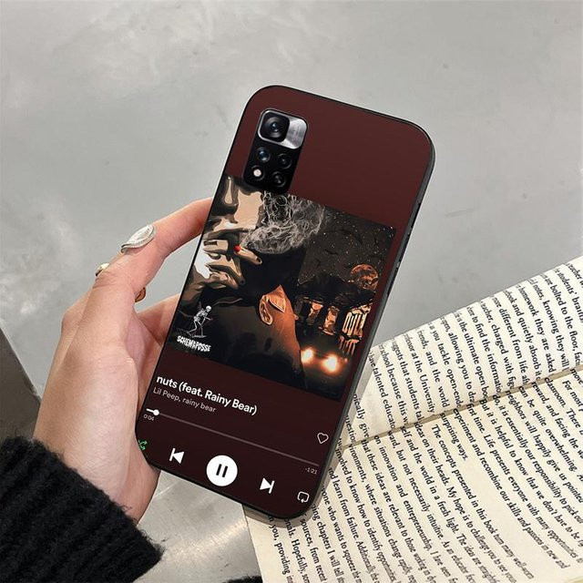 Handyhülle Lil Peep Hellboy Album für Xiaomi Redmi Note 10 4G, 11, 12S, 12 Pro, 10 Pro, 10S, 9, 9C, 9T, 9A multicolor - Bild 1