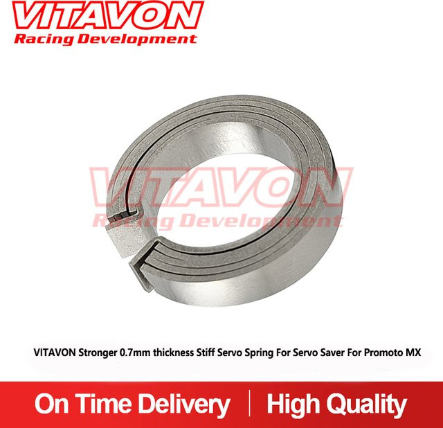 VITAVON Stronger 0.7mm Stiff Servo Spring Silver ab 14 Jahren - Bild 1