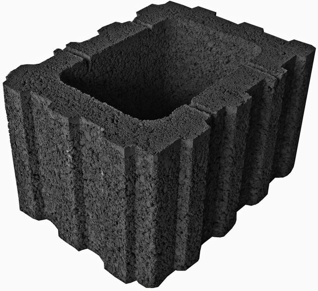 Pflanzstein Anthrazit B/T/H: 40 x 30 x 25 cm - Bild 1