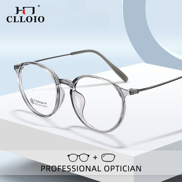 CLLOIO Lesebrille, Vollrand, rund, Blaulichtfilter - Bild 1