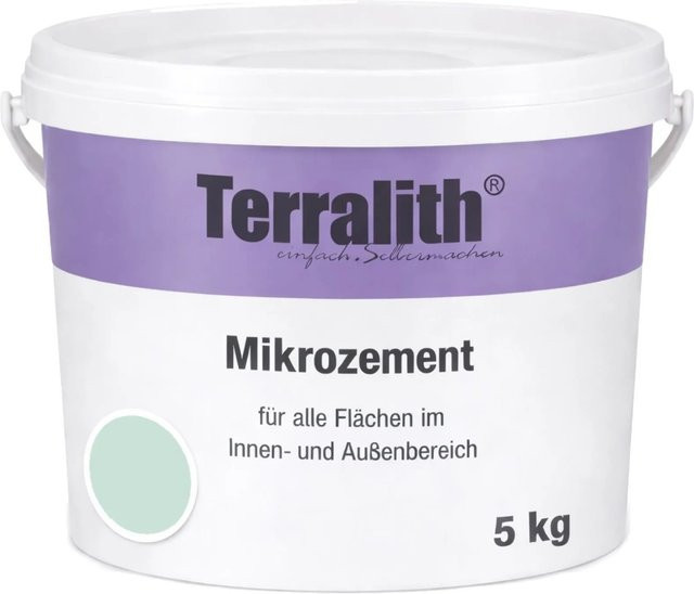 Terralith Mikrozement Fix & Fertig LFC0471 Blau 5kg für 3,5qm mit 0,2mm Körnung - Bild 1