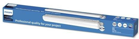 Philips ProjectLine LED Feuchtraumleuchte Weiß 18 W 4000 K IP65 Länge: 60 cm - Bild 2