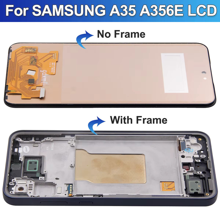 Samsung LCD Display Touchscreen Digitizer Ersatzteil für Galaxy A35 5G in Schwarz - Bild 4