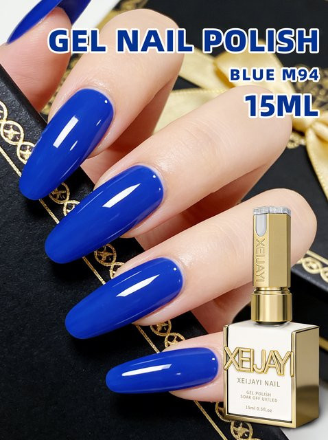 XEIJAYI Gel-Nagellack, Blau, Glänzend, 15 ml - Bild 1