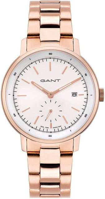 Gant Herrenuhr, Quarz, Edelstahl, Weiß, 42 mm, Analoguhr - Bild 1