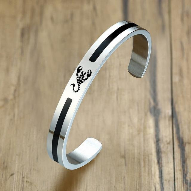 Allbestart Armband Edelstahl, Weiß, Herren - Bild 1