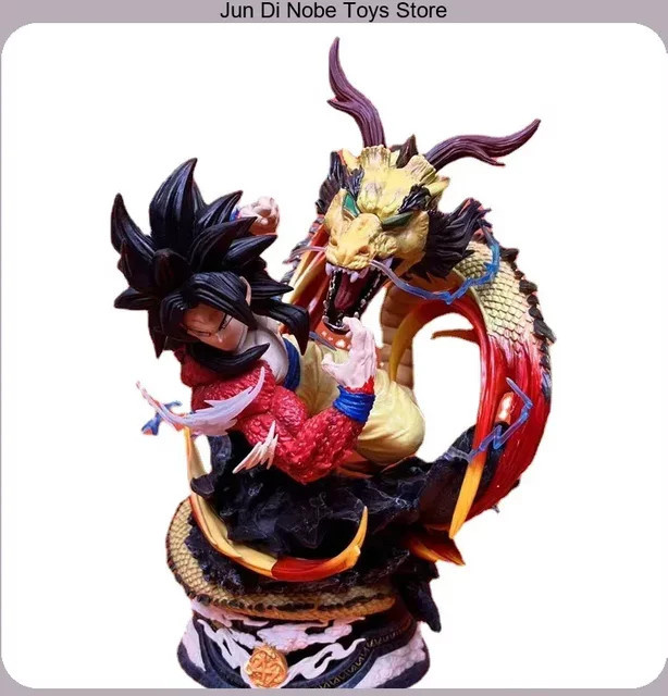 Bandai Dragon Ball Goku SS4 Drachenfaust-Explosion Anime-Figur Modell-Statue, Multicolor, Höhe: 42 cm - Bild 1