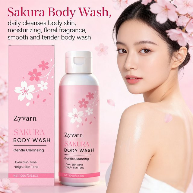 Zyvarn Sakura Duschgel, Unisex - Bild 1