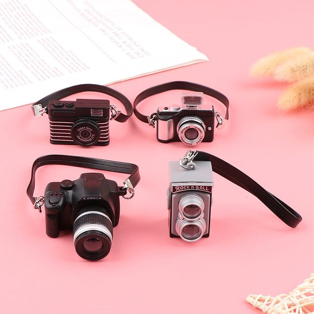 Miniatur Digital SLR Kamera, Puppenhaus Dekoration Zubehör, 1-teiliges Set - Bild 1