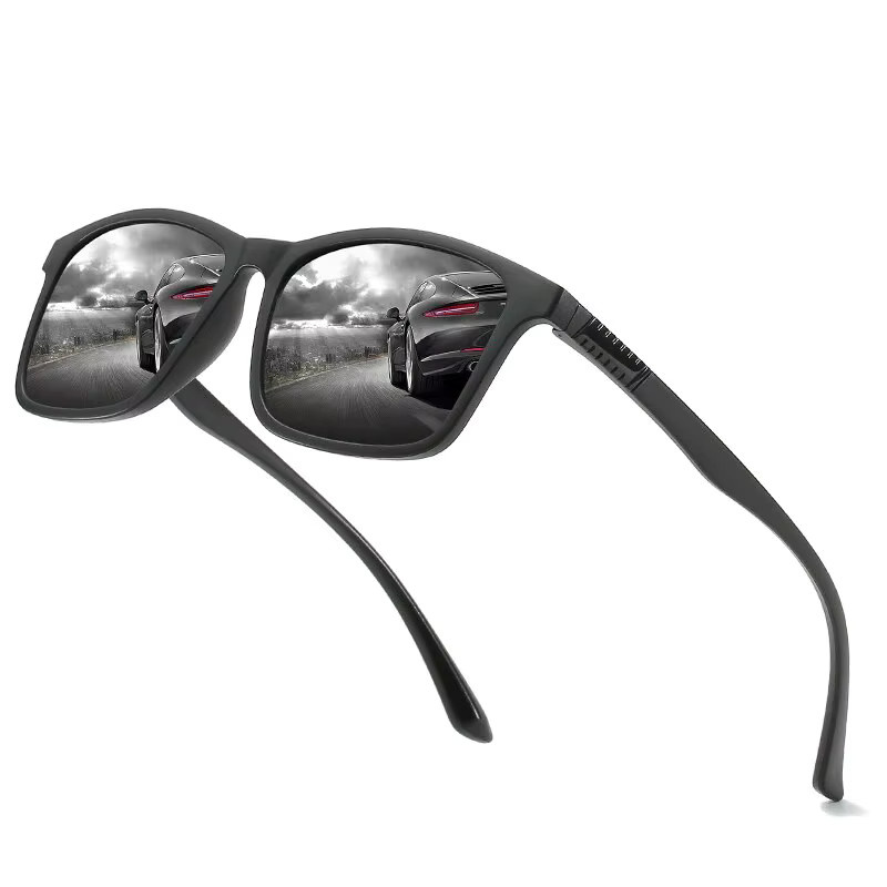 WSZ Sonnenbrille, Herren, Vollrand, quadrat, schwarz - Bild 2