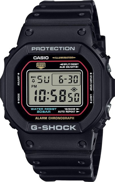 Casio Digitaluhr G-Shock Origin, Quarz, Kunststoff, Schwarz, 43 mm, Herren - Bild 1