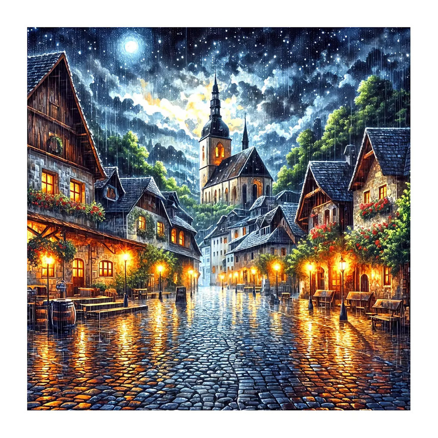 EverShine Diamantmalerei 5D DIY Mosaik Landschaft Bild mit vollen Bohrern in Mehrfarbig - Bild 4