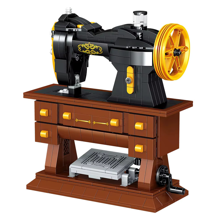 Doubuilt Vintage-Nähmaschinenbausteine, Konstruktionsspielzeug, Kunststoff - Bild 5