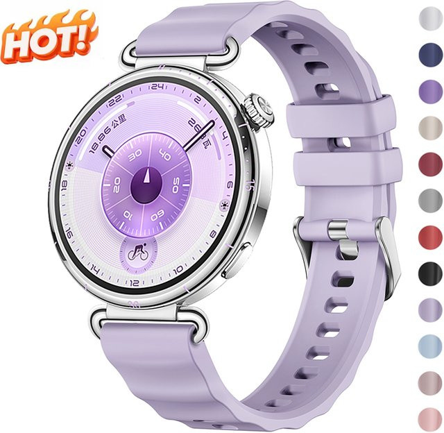 CHIICSMART Uhrenarmband Silikon, 18 mm, Unisex - Bild 1