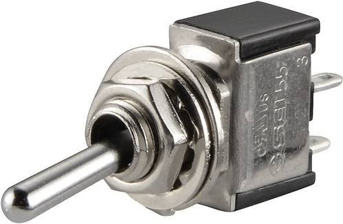 TRU Components Kippschalter TC-TA101A1 in Silber, 250 V/AC 3A, 1 x Aus/Ein rastend - Bild 1